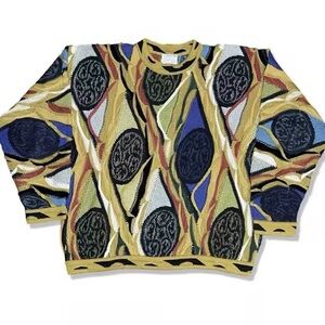 Men's Multicolor Patterned Sweater